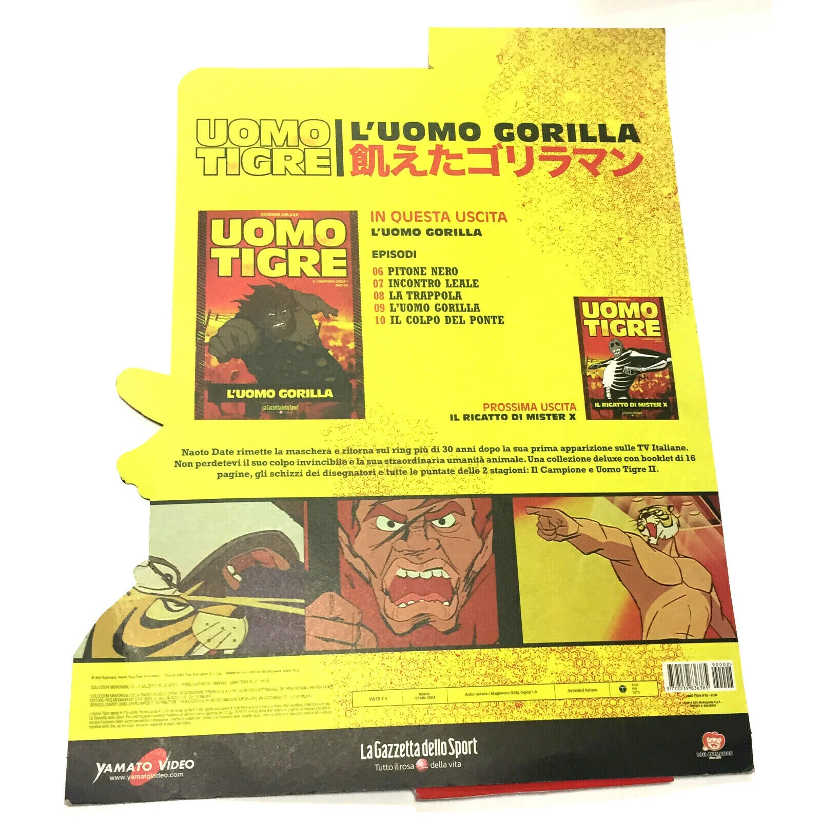 DVD + Cofanetto Colezione UOMO TIGRE n. 2 L' Uomo Gorilla Sigillato da edicola - Image 3