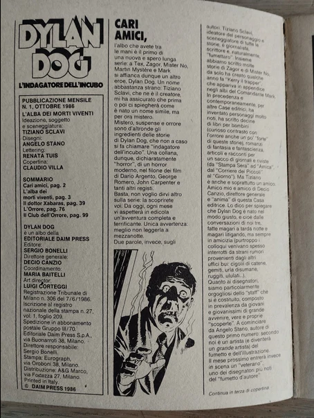 Dylan Dog n. 1 - L' alba dei morti viventi - Prima edizione - Originale 1986 - Image 6