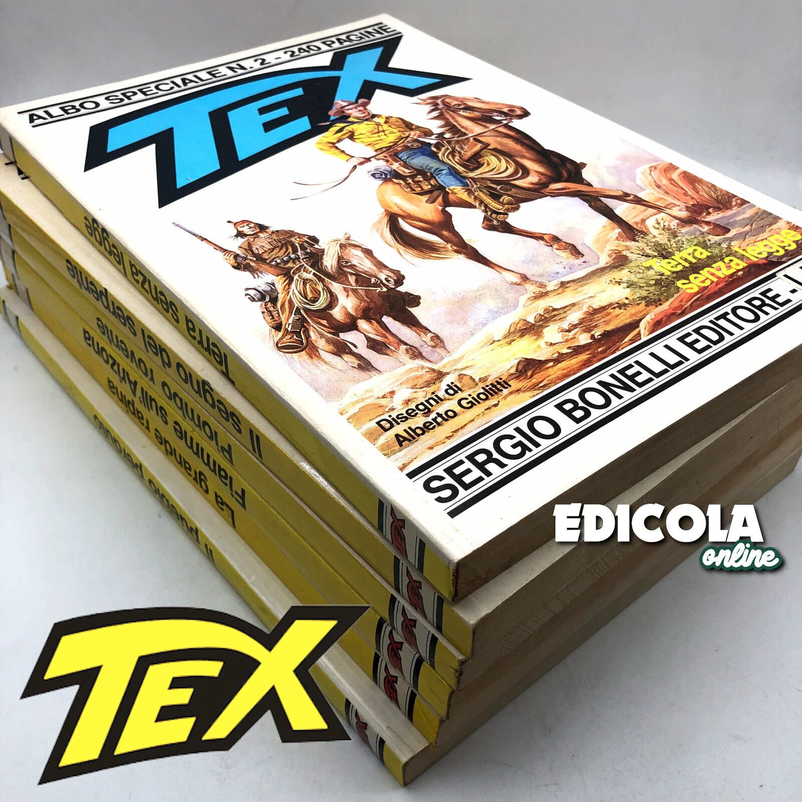 Fumetti ALBO SPECIALE Gigante TEX WILLER lotto Raro Texone Usati prima edizione - Image 62