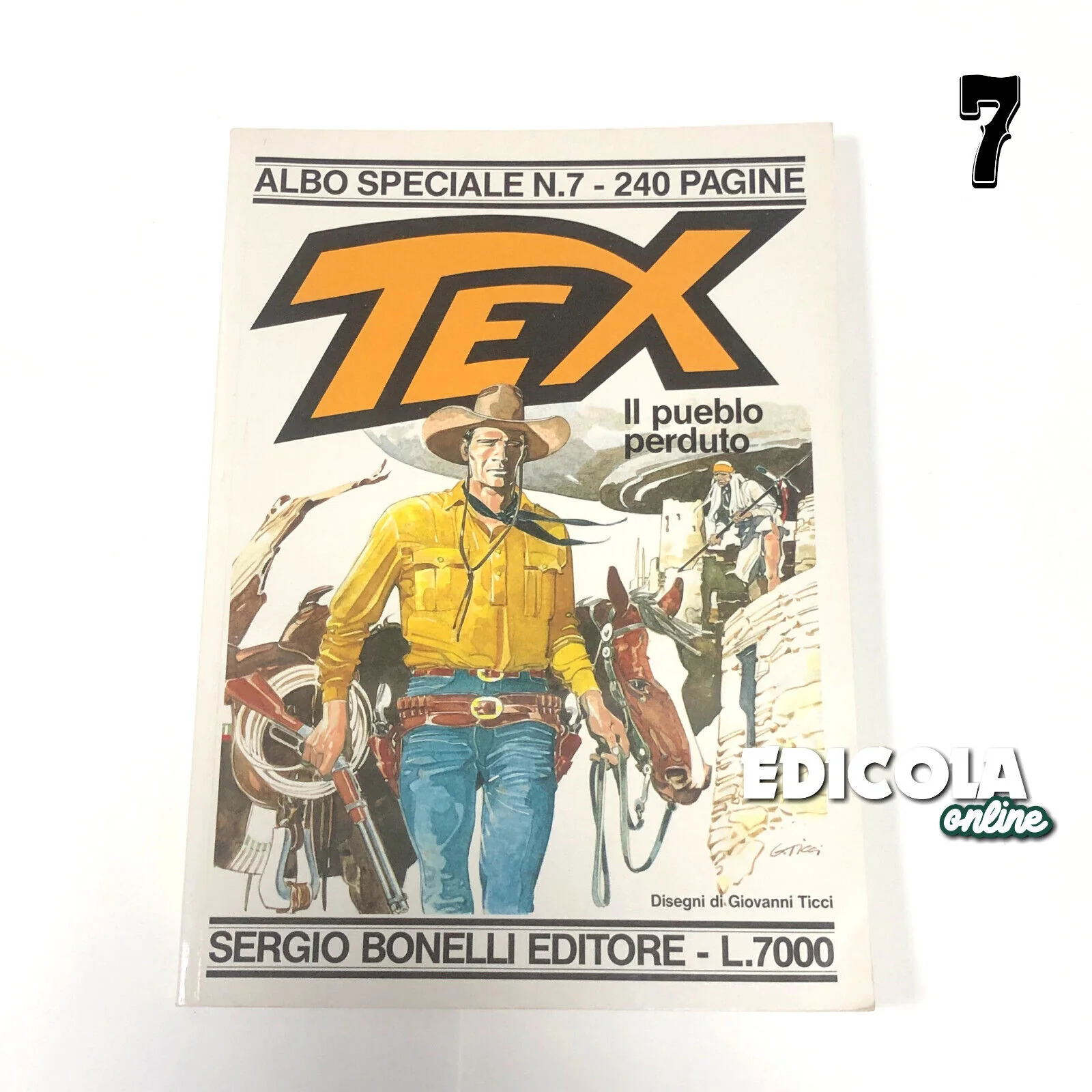 Fumetti ALBO SPECIALE Gigante TEX WILLER lotto Raro Texone Usati prima edizione - Image 7