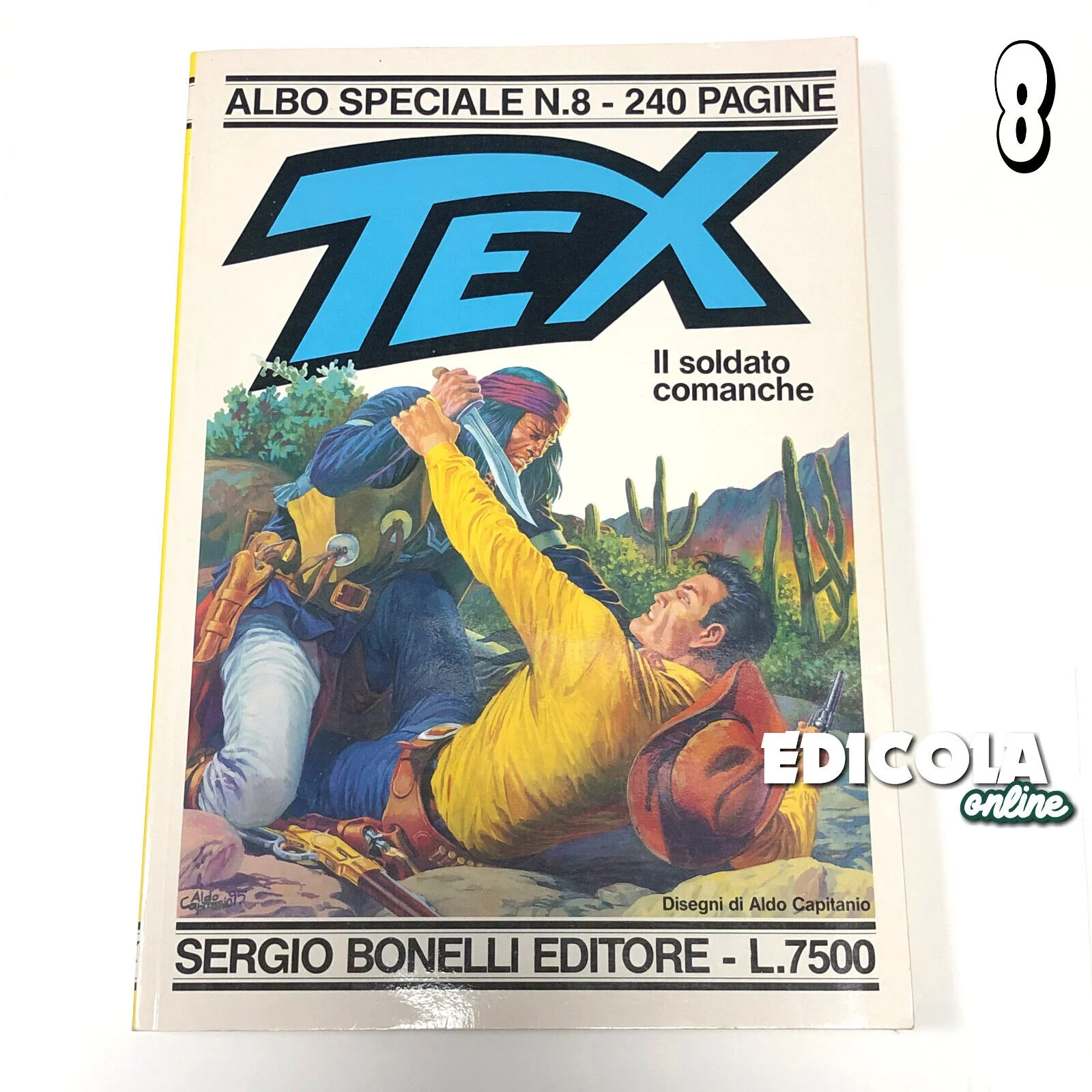 Fumetti ALBO SPECIALE Gigante TEX WILLER lotto Raro Texone Usati prima edizione - Image 8