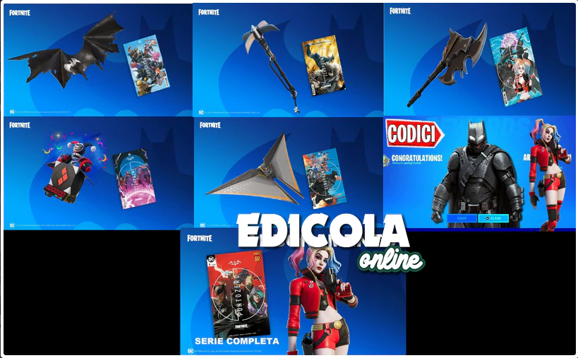 Fumetti Batman Fortnite Punto Zero serie Completa 1 2 3 4 5 6 con codici Skin - Image 5