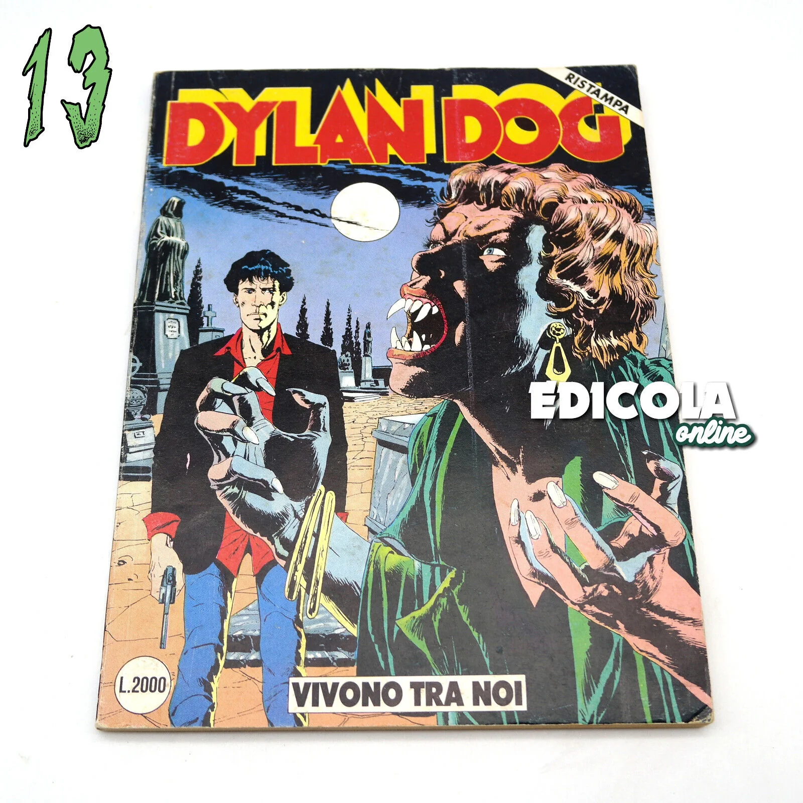 Fumetti di DYLAN DOG lotto Serie 1 prima Ristampa Sequenza non completa Bonelli - Image 10