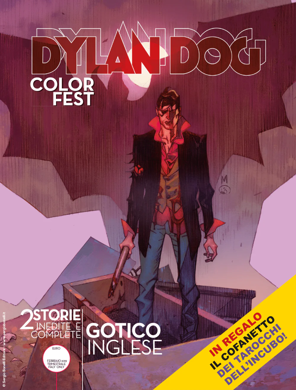 Fumetti DYLAN DOG TAROCCHI dell' INCUBO 387 388 389 390 Color Fest 28 Cofanetto - Image 11