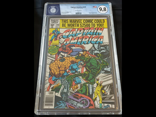 Fumetti Gradati EGC : Capitan America #249 - Newsstand Edition - EGC 9.8 - Prima edizione 1980 - Image 4