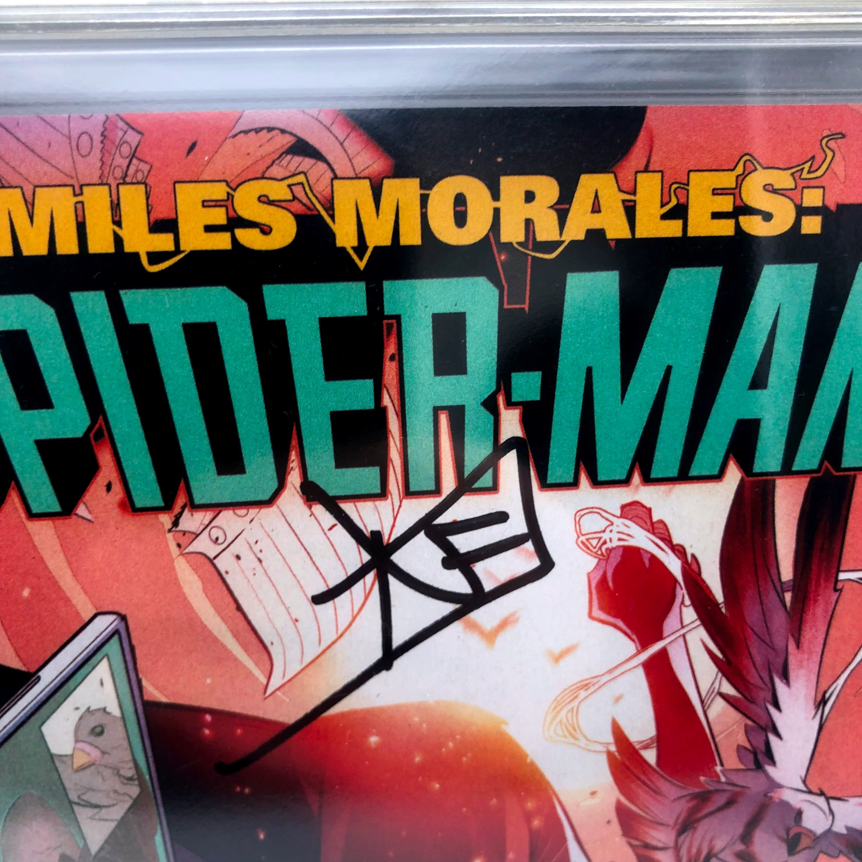 Fumetti Gradati EGC : Miles Morales Spider-Man #20 - Autografato da Federico Vicentini - EGC 9.6 - Prima edizione 2024 - Image 2