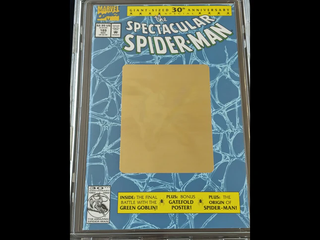 Fumetti Gradati EGC : Spectacular Spider-Man #189 - Hologram Cover Gold - EGC 9.8 - Prima edizione 1992 - Image 2