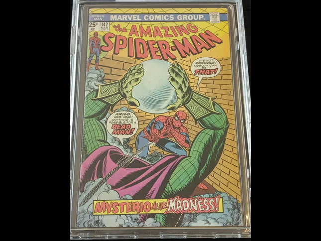 Fumetti Gradati EGC : The Amazing Spider-Man #142 - EGC 9.0 - Dead Man's Bluff! - Prima edizione 1975 - Image 2