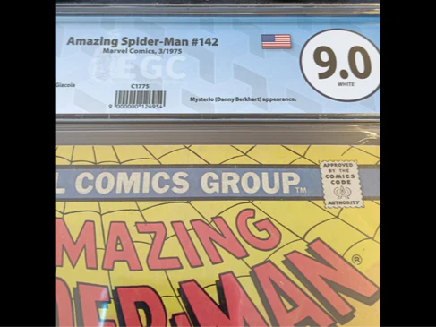 Fumetti Gradati EGC : The Amazing Spider-Man #142 - EGC 9.0 - Dead Man's Bluff! - Prima edizione 1975 - Image 3