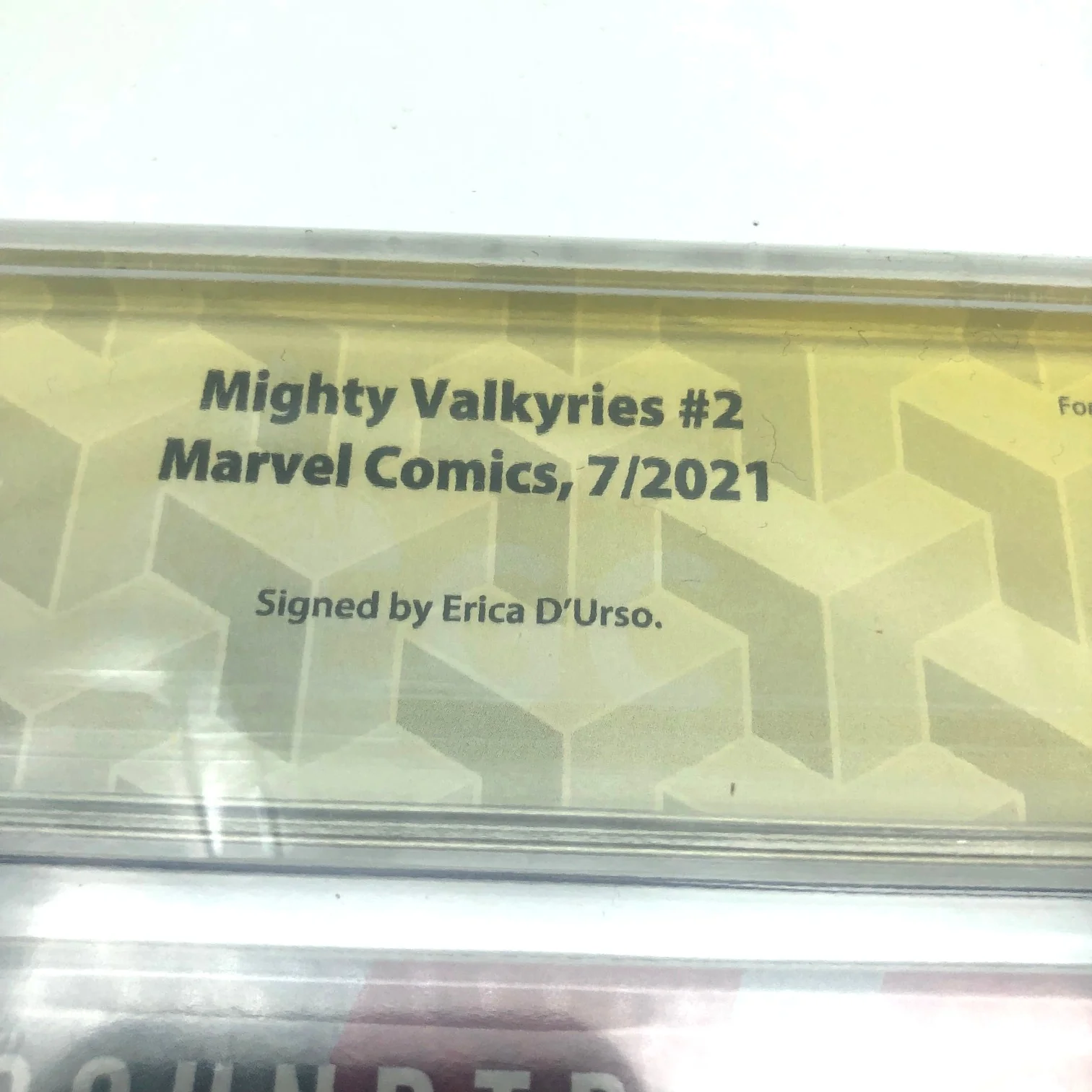 Fumetti Gradati EGC : The Mighty VALKYRYIES #2 - Autografato da Erica D'Urso - EGC 9.5 - Prima edizione 2021 - Image 4