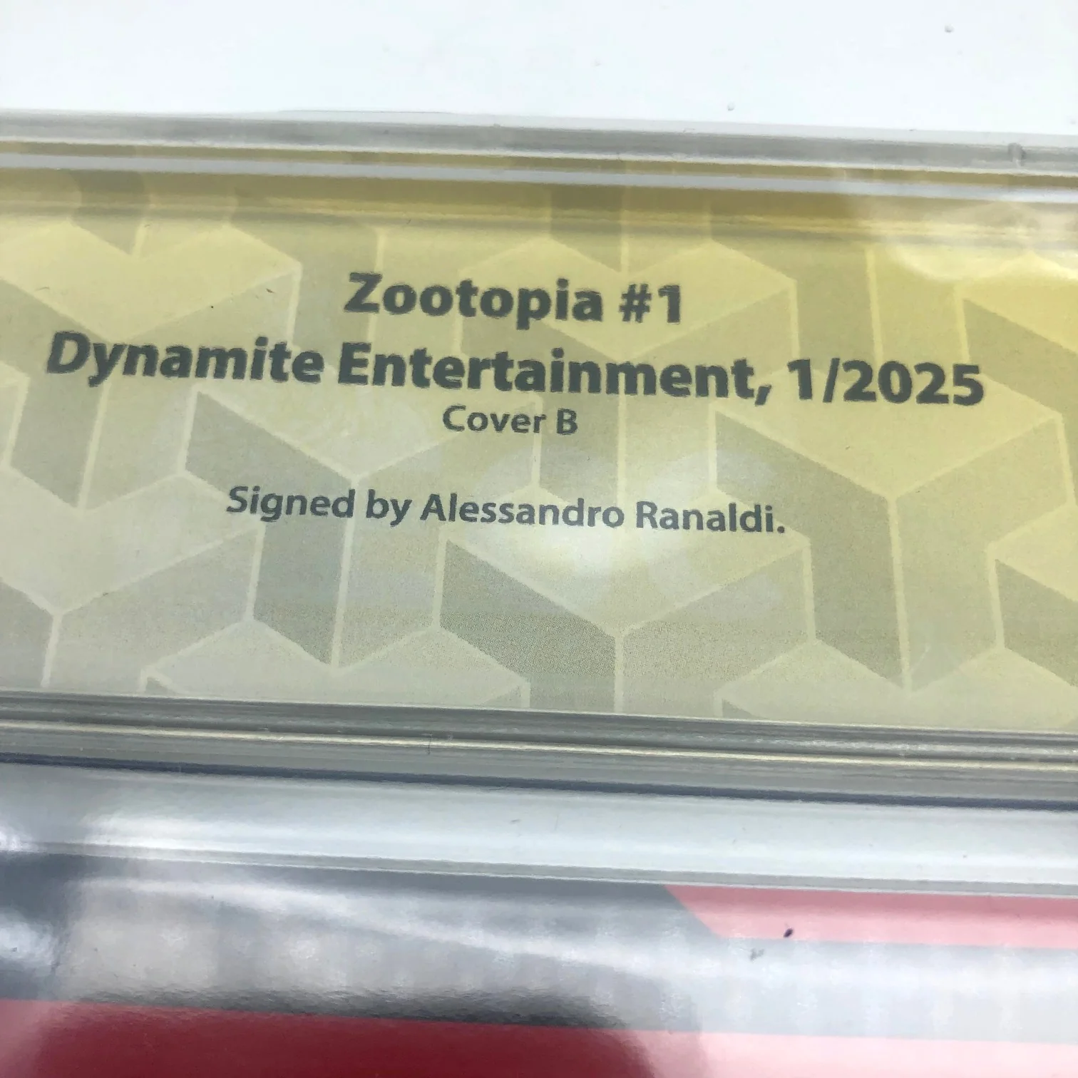 Fumetti Gradati EGC : ZOOTOPIA #1 - Autografato da Alessandro Ranaldi - EGC 9.8 - Prima edizione 2025 - Image 4