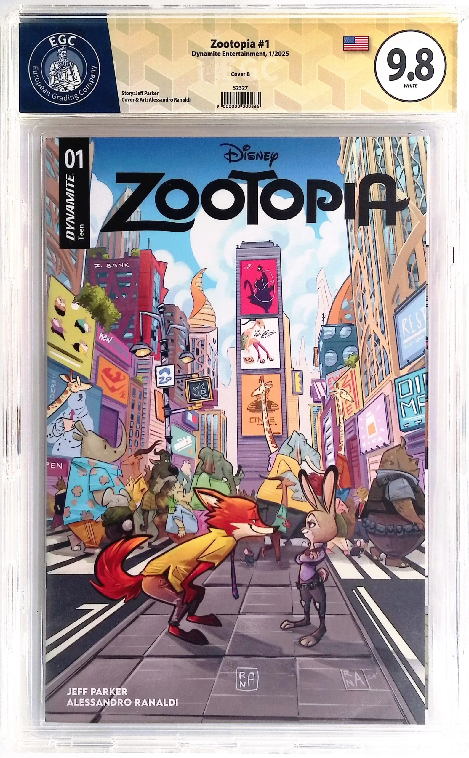 Fumetti Gradati EGC : ZOOTOPIA #1 - Autografato da Alessandro Ranaldi - EGC 9.8 - Prima edizione 2025 - Image 6