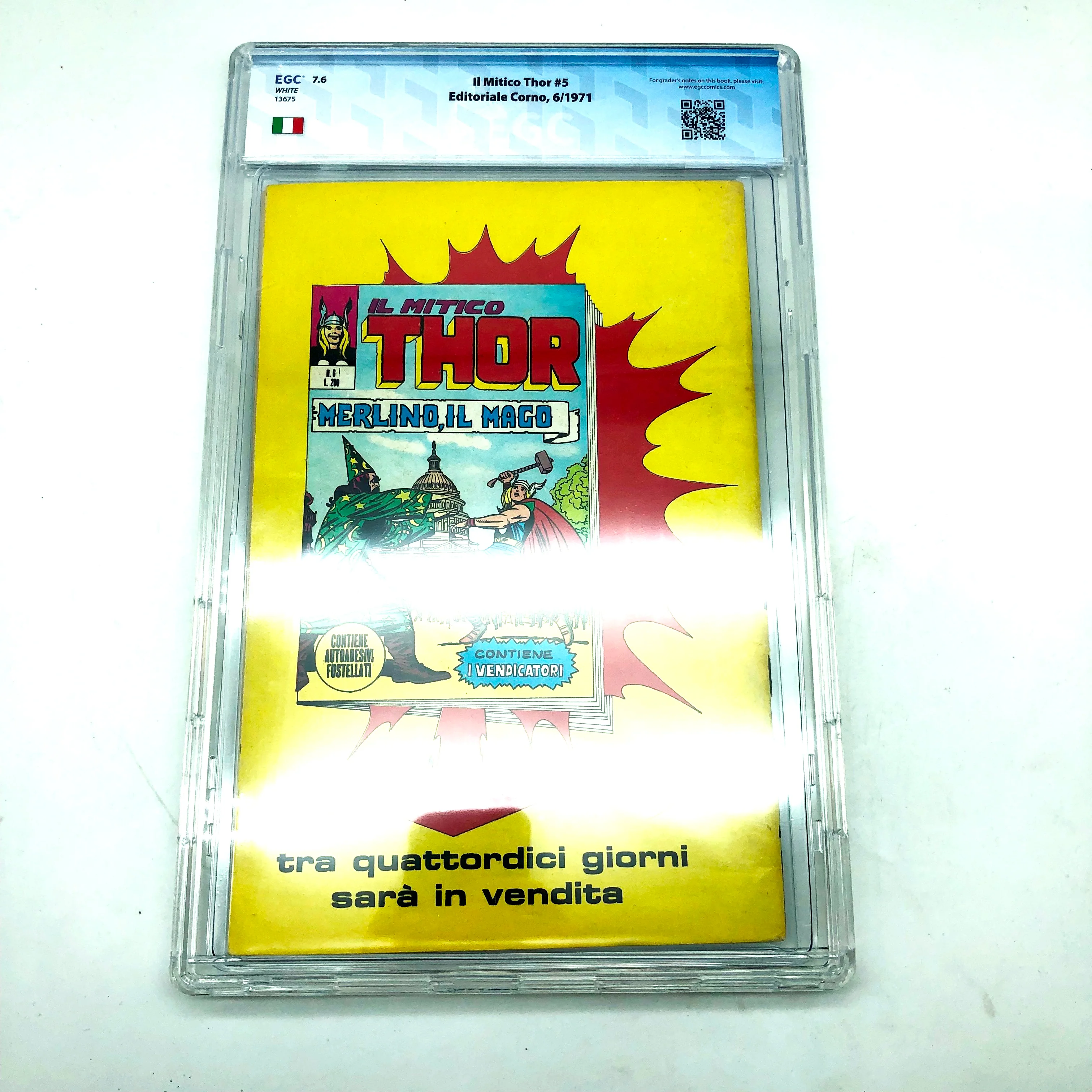 Fumetti Gradati EGC : Il Mitico THOR #5 - I Vendicatori - Editoriale Corno (1971) ORIGNALE !!! - Image 4