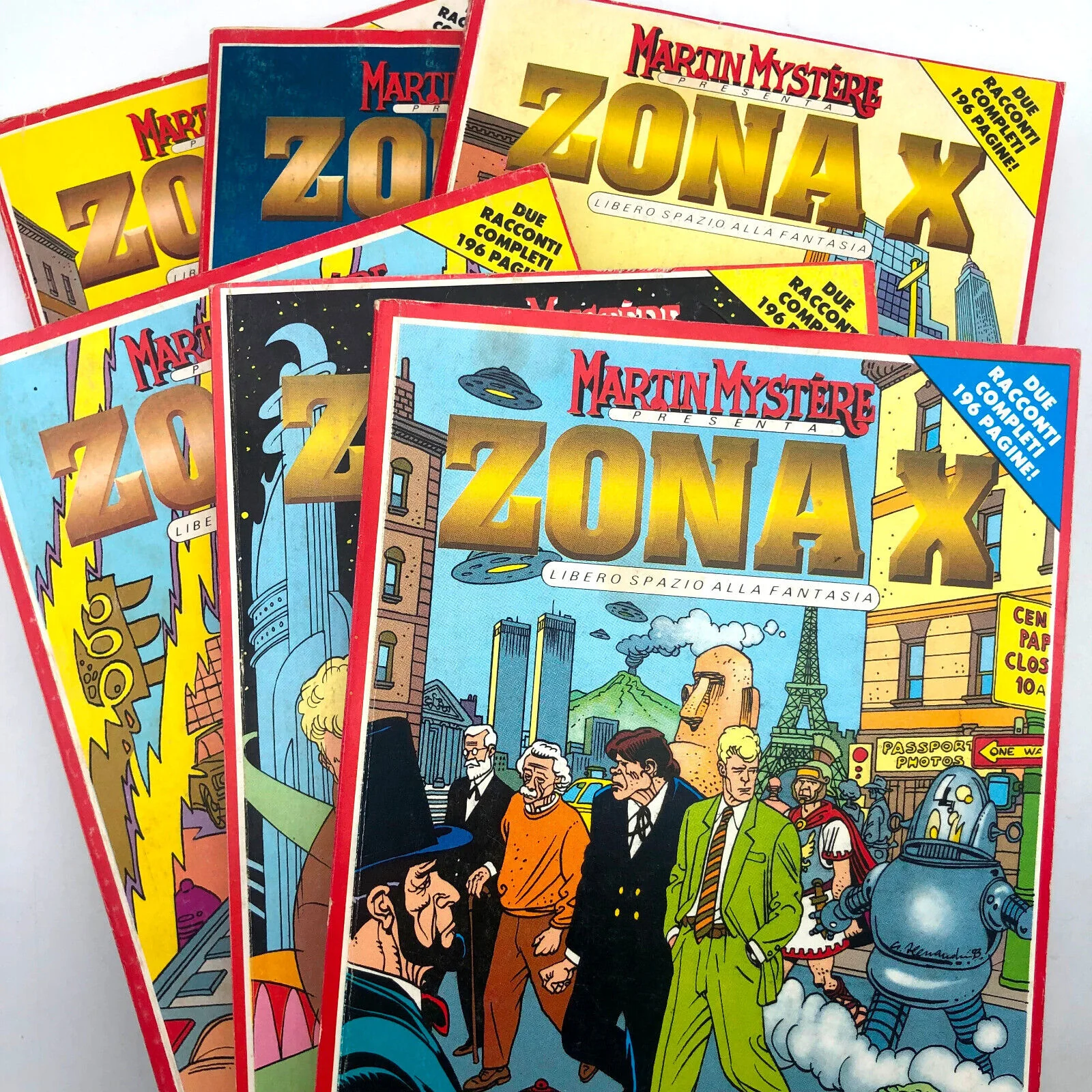 Fumetti Martin Mystere Speciale ZONA X n. 1-7 serie Complete Lotto Stock Bonelli