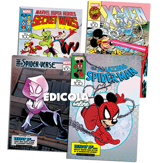Fumetti TOPOLINO 3534 3535 3536 con gadget 12 Litografie MARVEL 2023 Limited Edition - Image 10