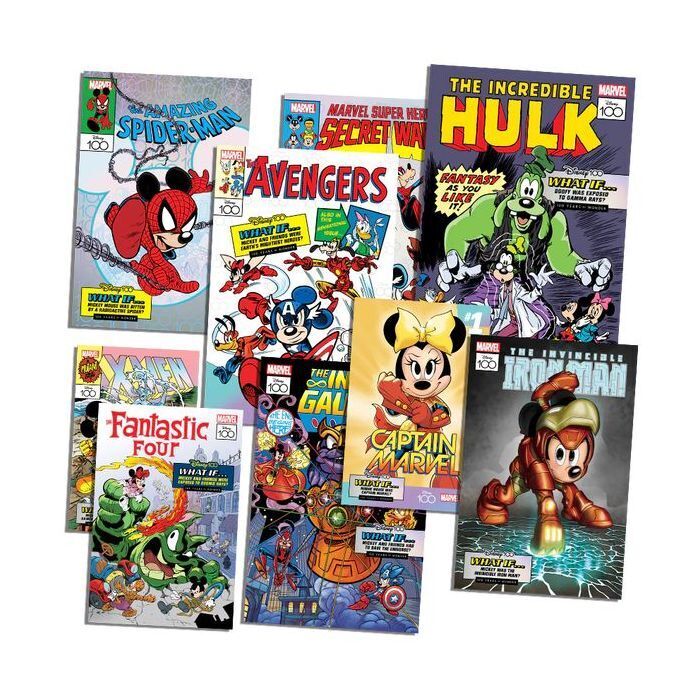 Fumetti TOPOLINO 3534 3535 3536 con gadget 12 Litografie MARVEL 2023 Limited Edition - Image 6
