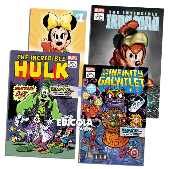 Fumetti TOPOLINO 3534 3535 3536 con gadget 12 Litografie MARVEL 2023 Limited Edition - Image 8