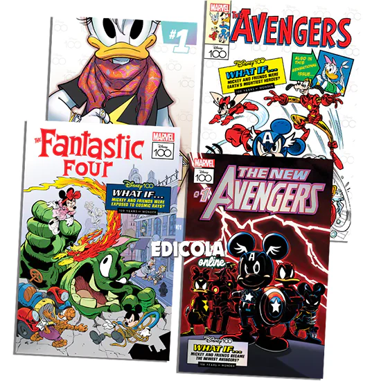 Fumetti TOPOLINO 3534 3535 3536 con gadget 12 Litografie MARVEL 2023 Limited Edition - Image 9