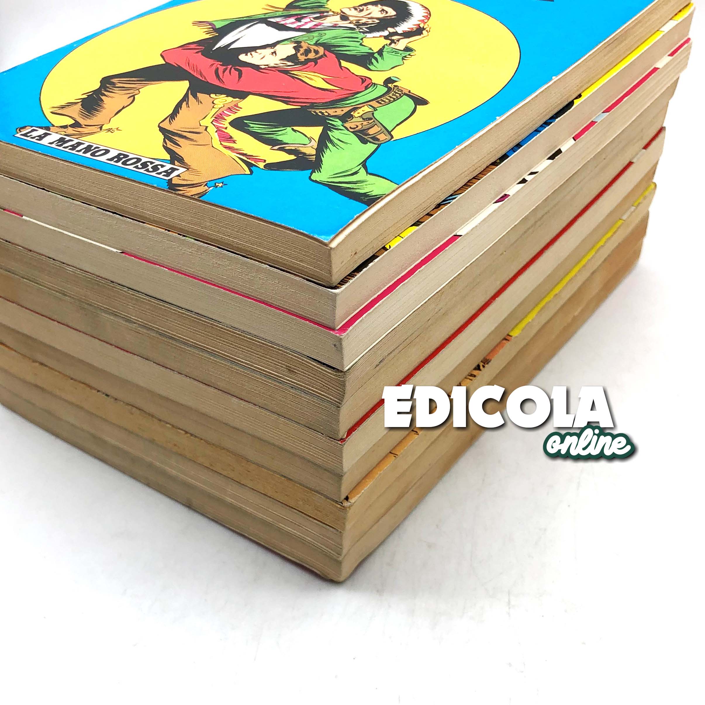 Fumetti Tutto TEX WILLER Ristampa Completa da n 1 a 10 La Mano Rossa lotto Usati - Image 7