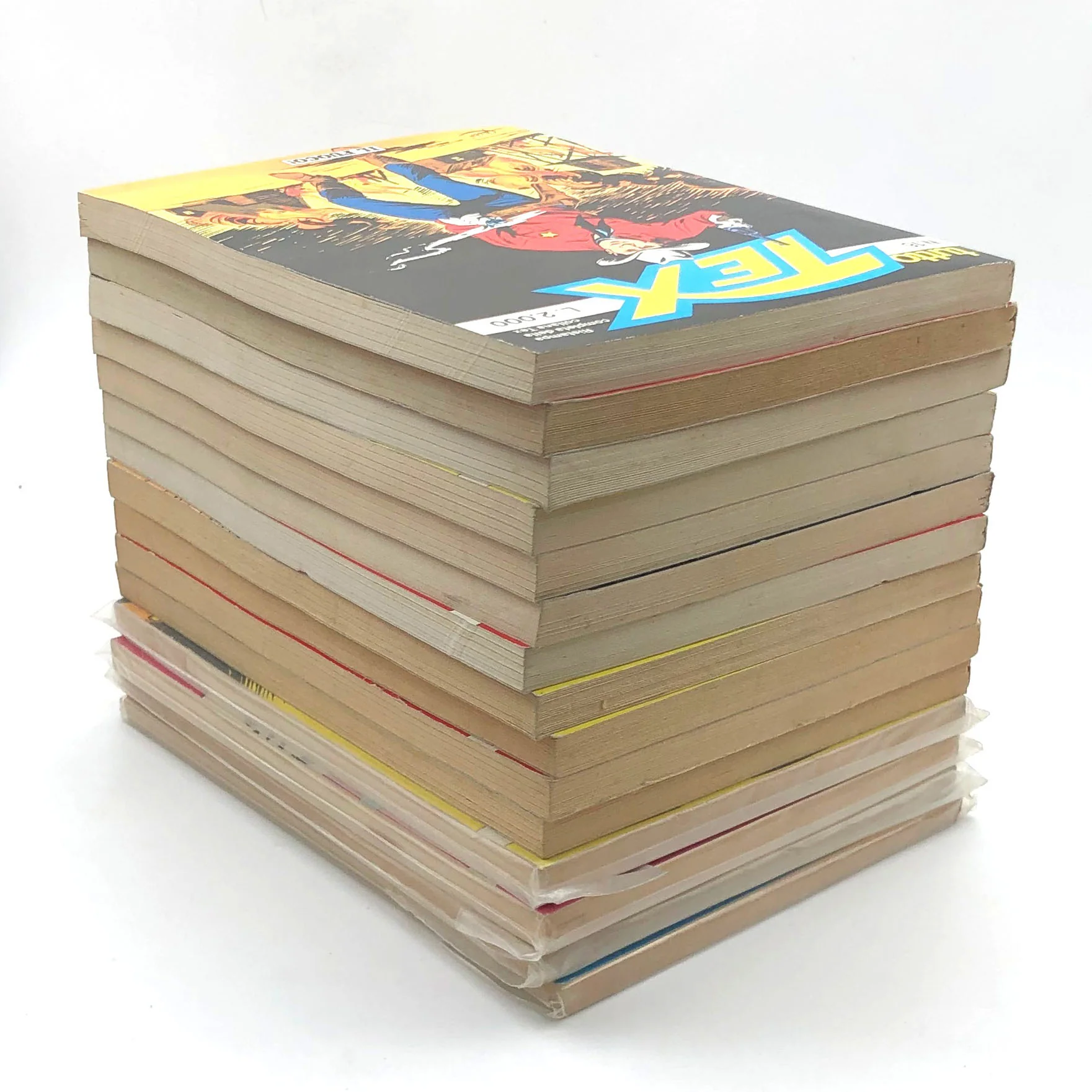 Fumetti Tutto TEX WILLER Ristampa Completa da n 1 a 16 La Mano Rossa lotto Usati - Image 3