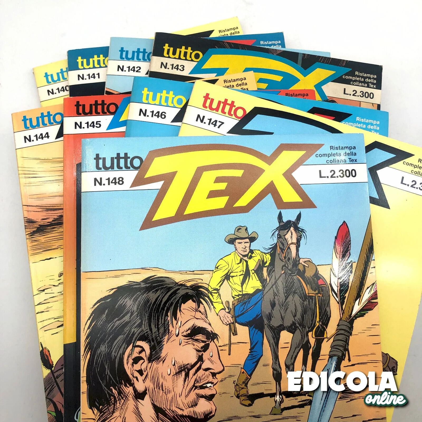Fumetti Tutto TEX WILLER Ristampa completa della collezione Western lotto Usati - Image 15