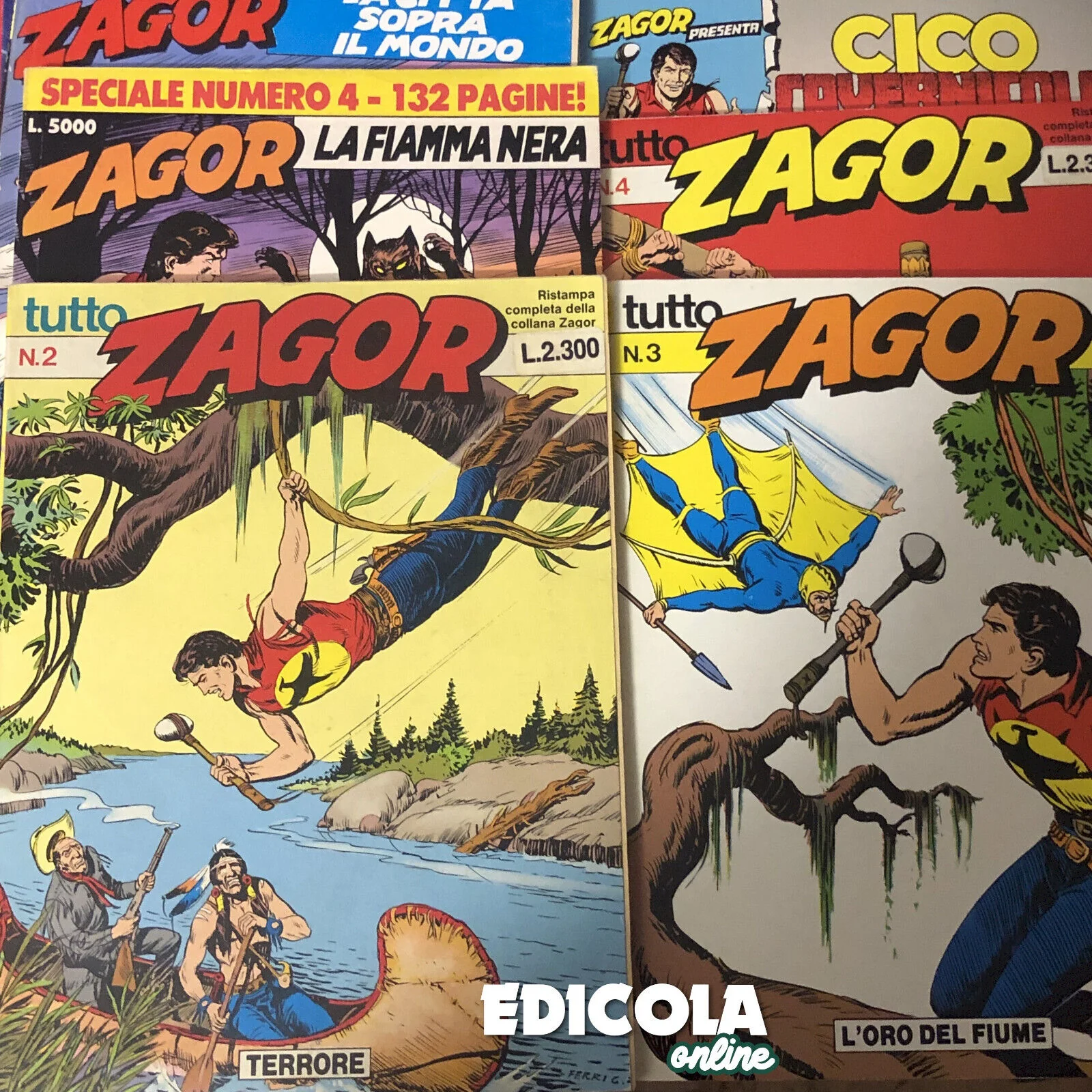 Fumetti Tutto ZAGOR Ristampa completa della Raccolta numero n. 1 Speciale Lotto - Image 2