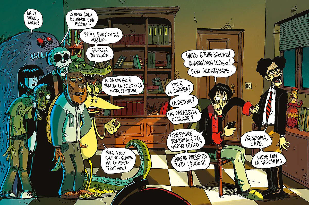 Fumetto di DYLAN DOG 361 VARIANT da Collezione Disegno Zerocalcare Originale Raro - Image 3