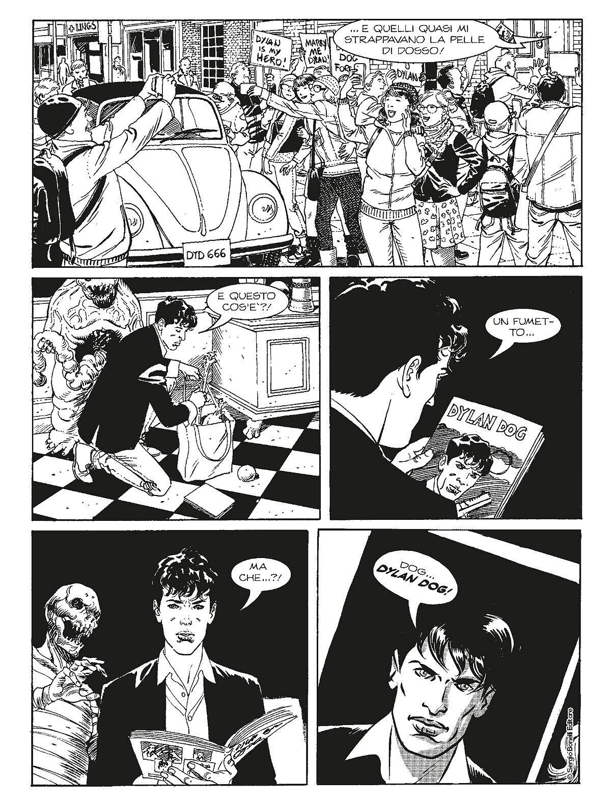Fumetto di DYLAN DOG 387 Cover VARIANT da Collezione Originale Raro Lucca Comics 2018 - Image 3