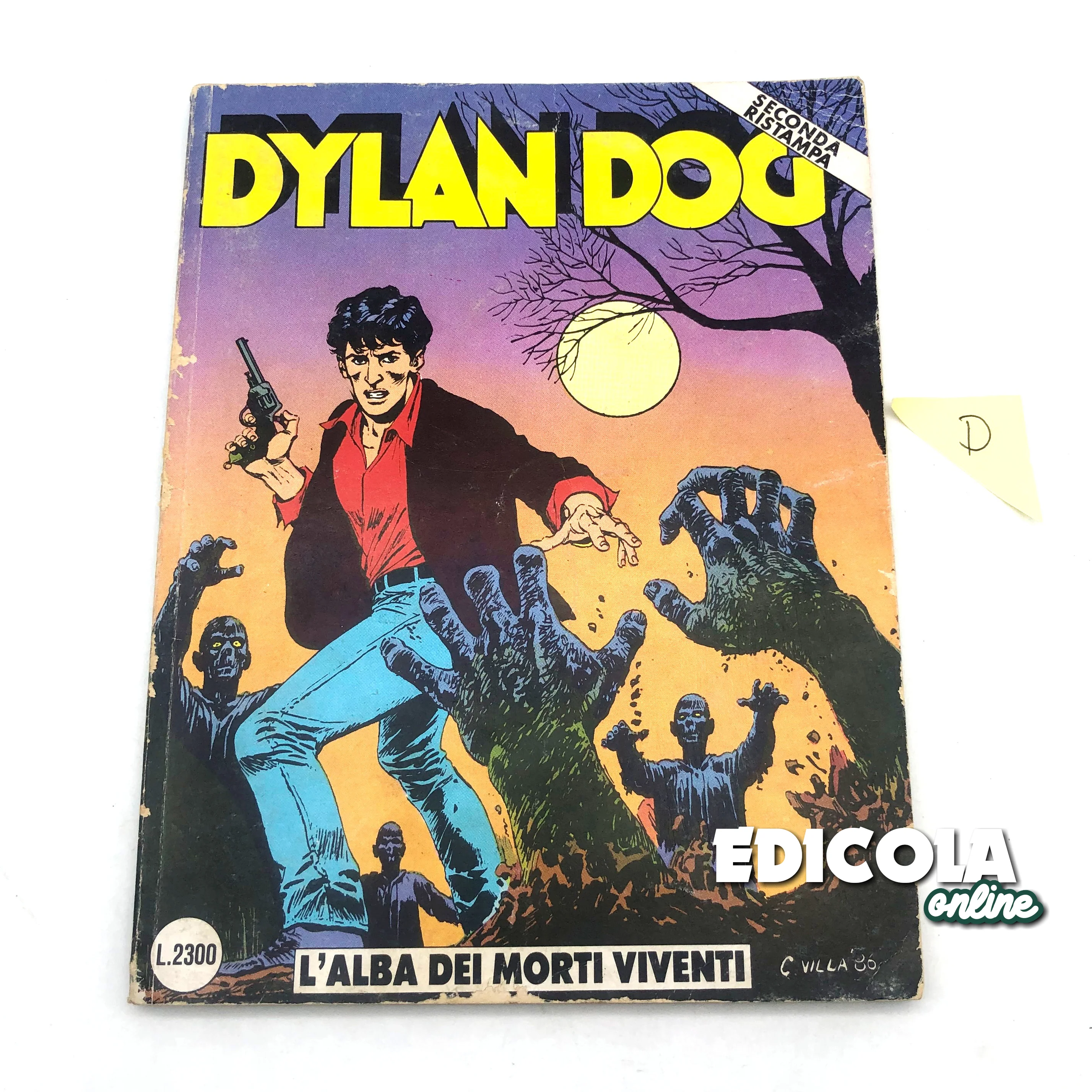 Fumetto di DYLAN DOG n. 1 L'Alba dei morti viventi (Seconda Ristampa)