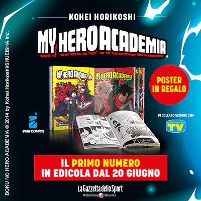 Fumetto di Kohei Horikoshi - My Hero Academia - La Gazzetta dello Sport