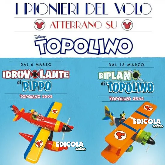 Fumetto di TOPOLINO 3563 3564 Libretto Originale con Gadget Biplano Idrovolante - Image 9
