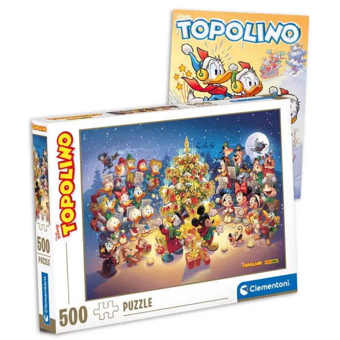 Fumetto di TOPOLINO libretto n. 3602 Con Puzzle di Natale 500 Pezzi Clementoni - Image 3