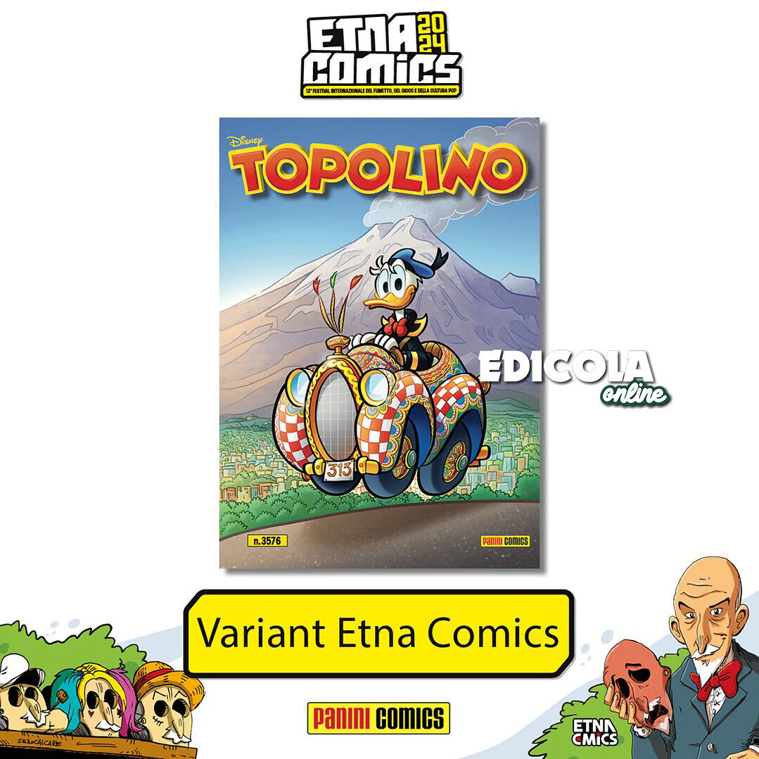 Fumetto di TOPOLINO libretto n. 3576 da Collezione Variant Etna Comics 2024 Raro - Image 2