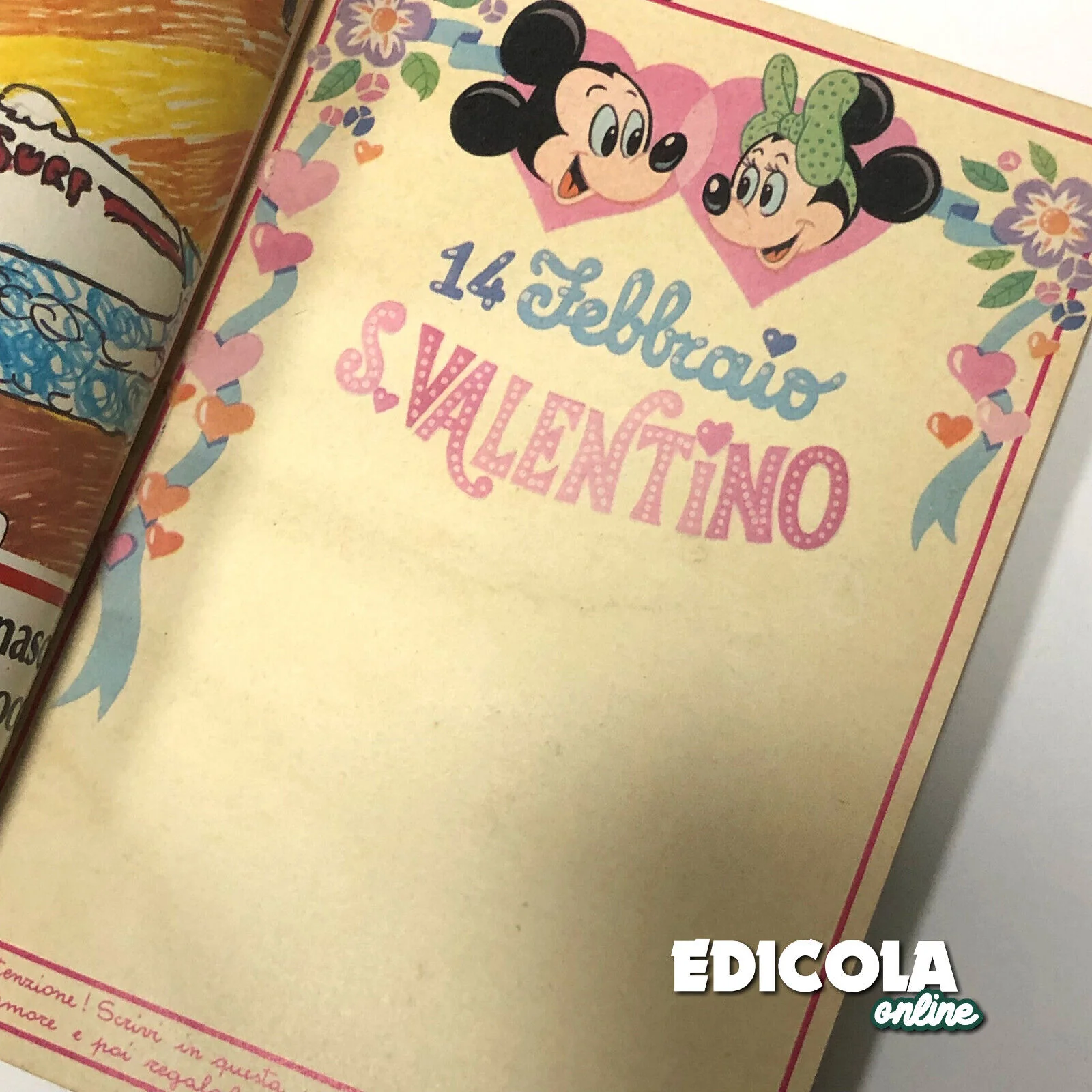Fumetto di TOPOLINO tradisce Minnie Libretto Censurato n. 1785 San Valentino - Image 4