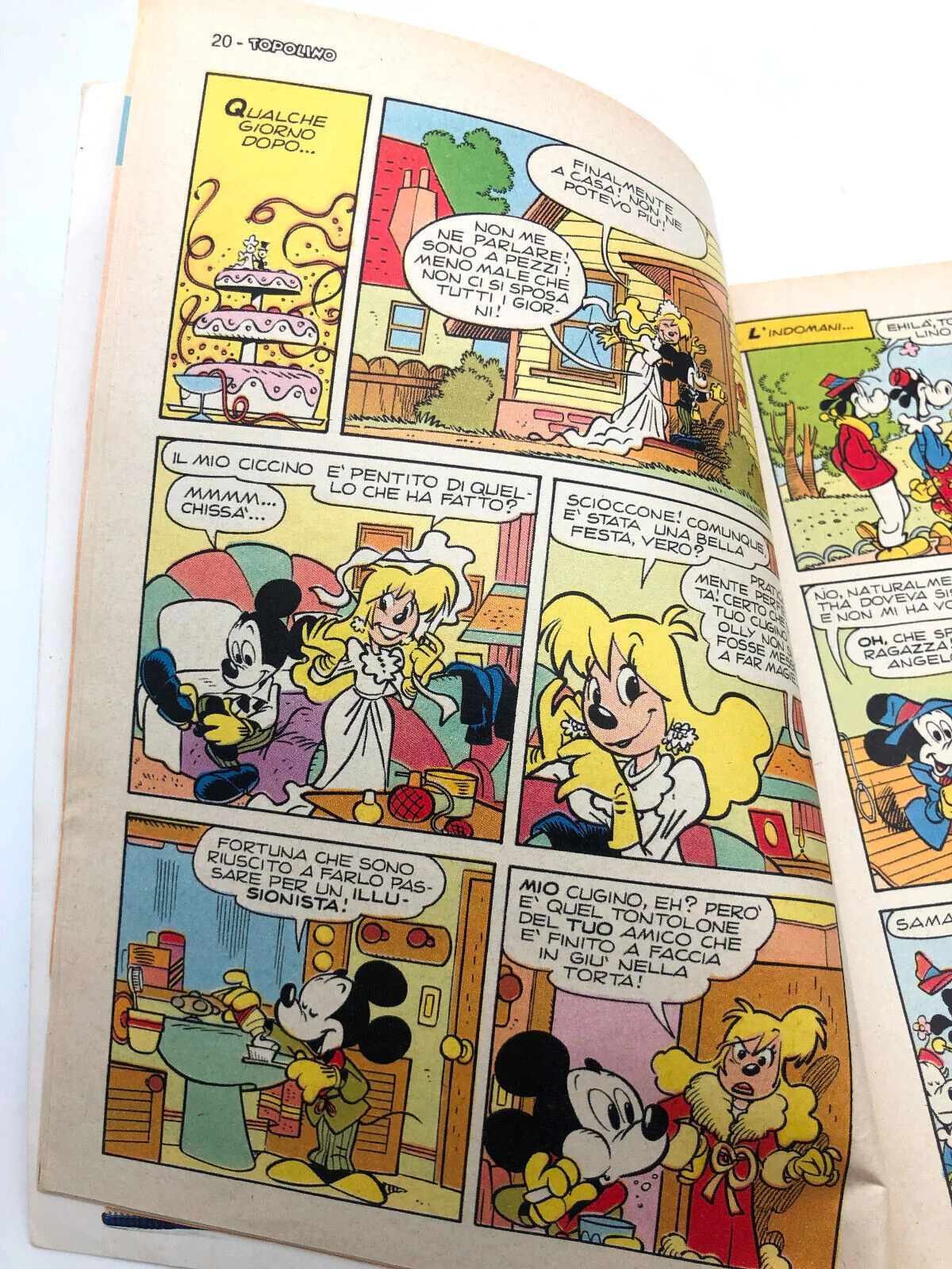 Fumetto di TOPOLINO tradisce Minnie Libretto Censurato n. 1785 San Valentino - Image 6