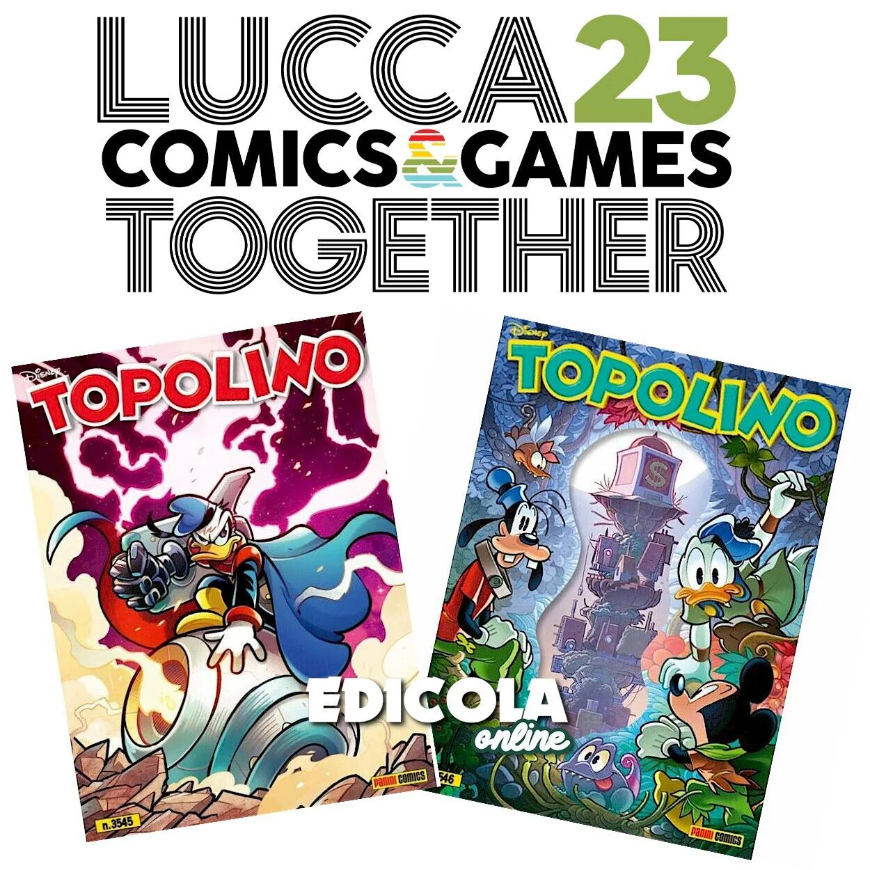 Fumetto di TOPOLINO Variant Cover 3545 3546 Libretto Originale Lucca Comics 2023 - Image 11