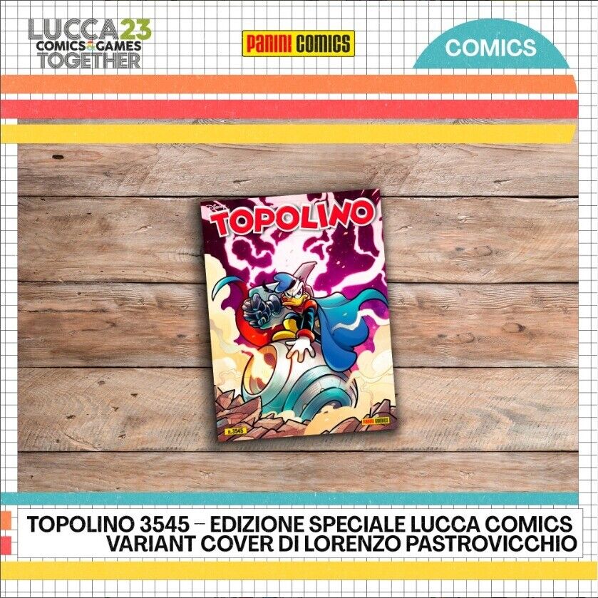 Fumetto di TOPOLINO Variant Cover 3545 3546 Libretto Originale Lucca Comics 2023 - Image 5