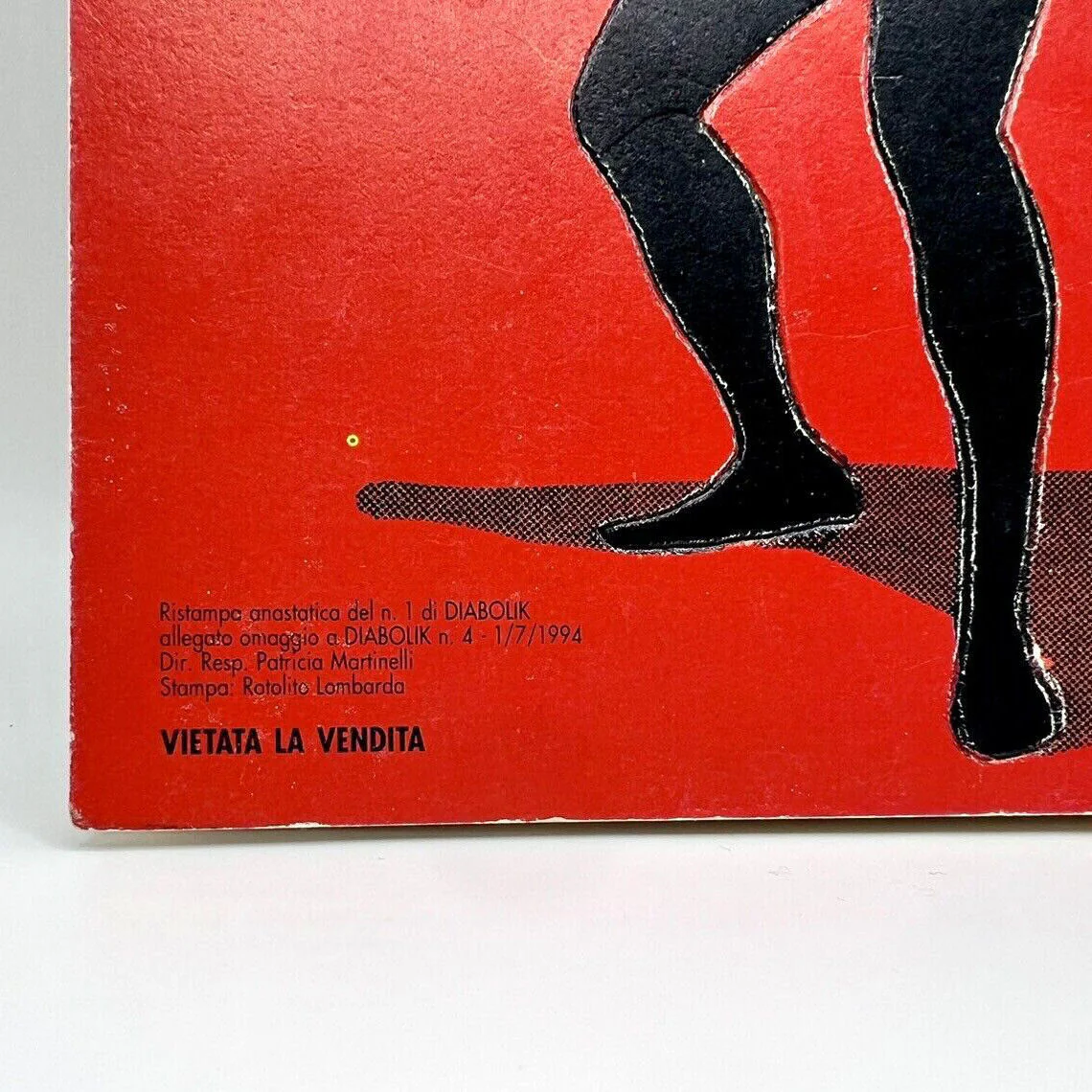 Fumetto DIABOLIK IL RE DEL TERRORE numero n. 1 Ristampa Anastatica Astorina 1994 - Image 4