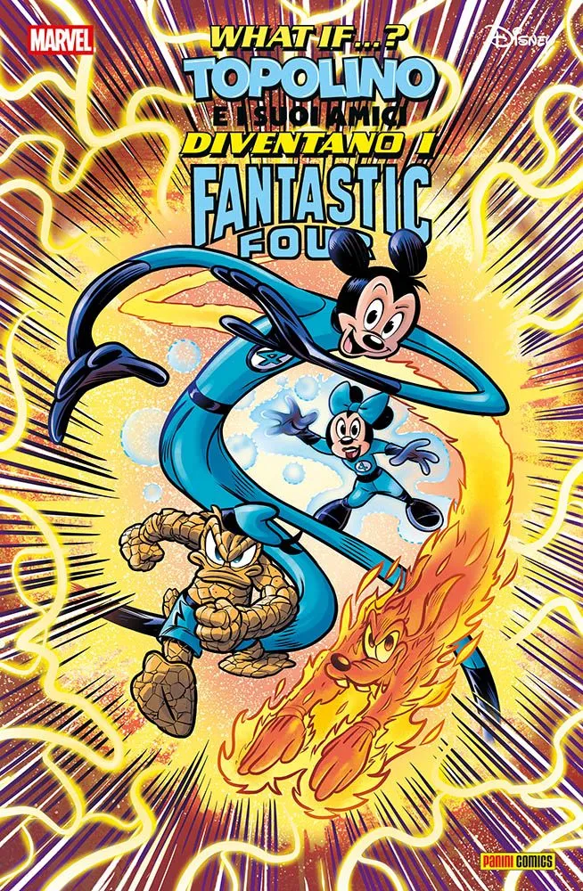 Fumetto Disney Marvel What if…? Topolino e I Suoi Amici Diventano i Fantastici Quattro 4