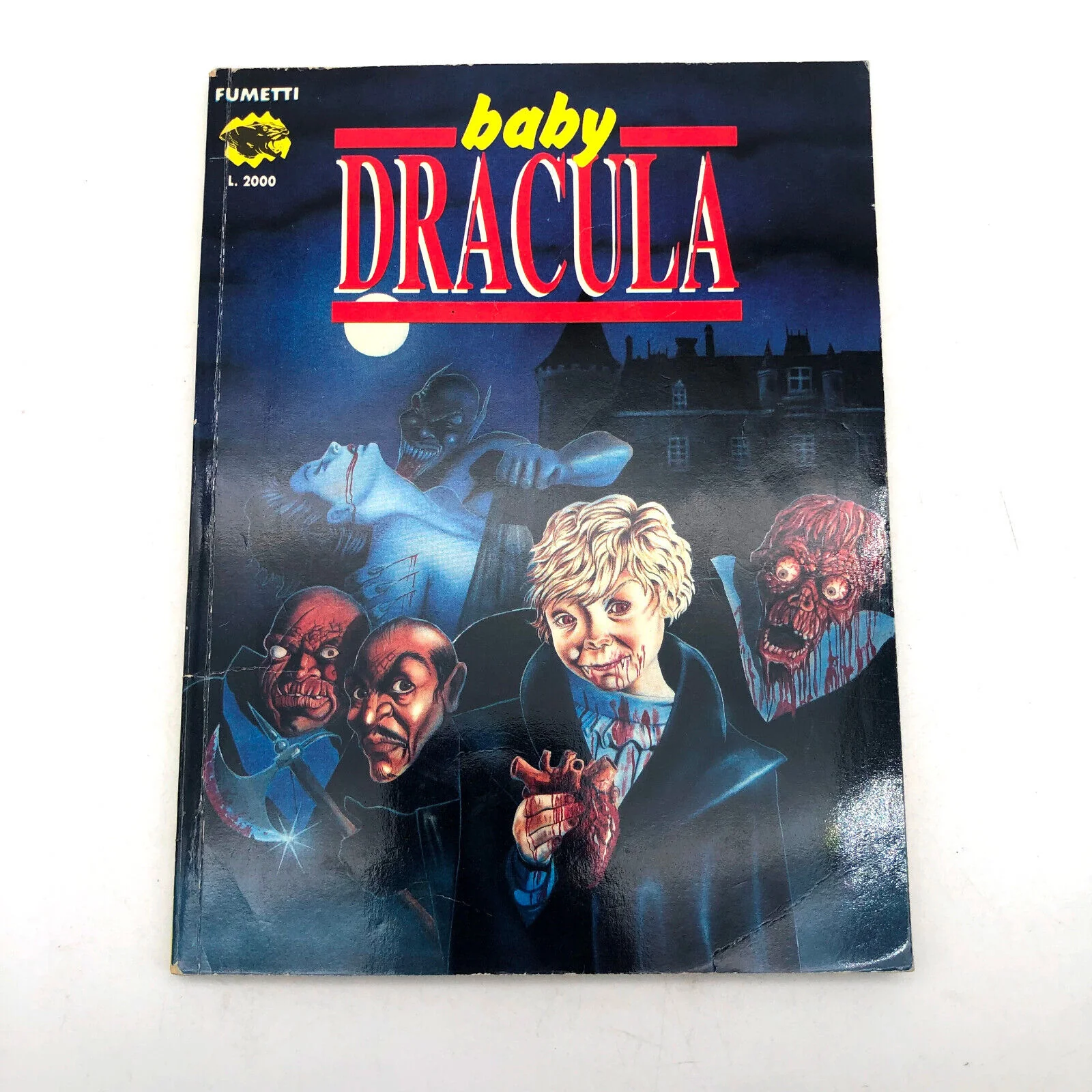 Fumetto in Italiano BABY DRACULA Horror Rarissimo 1990 Noir raro storia completa