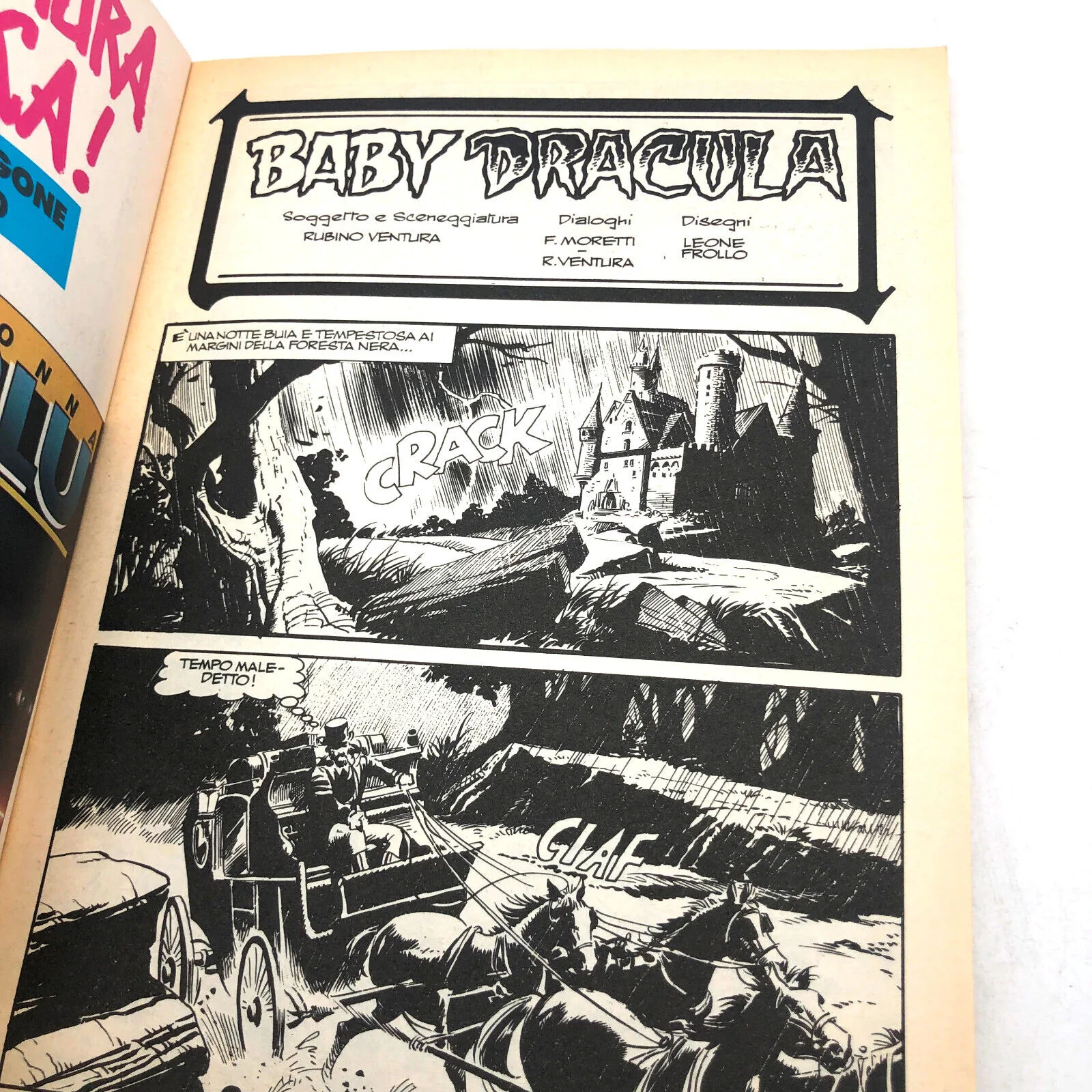 Fumetto in Italiano BABY DRACULA Horror Rarissimo 1990 Noir raro storia completa - Image 2
