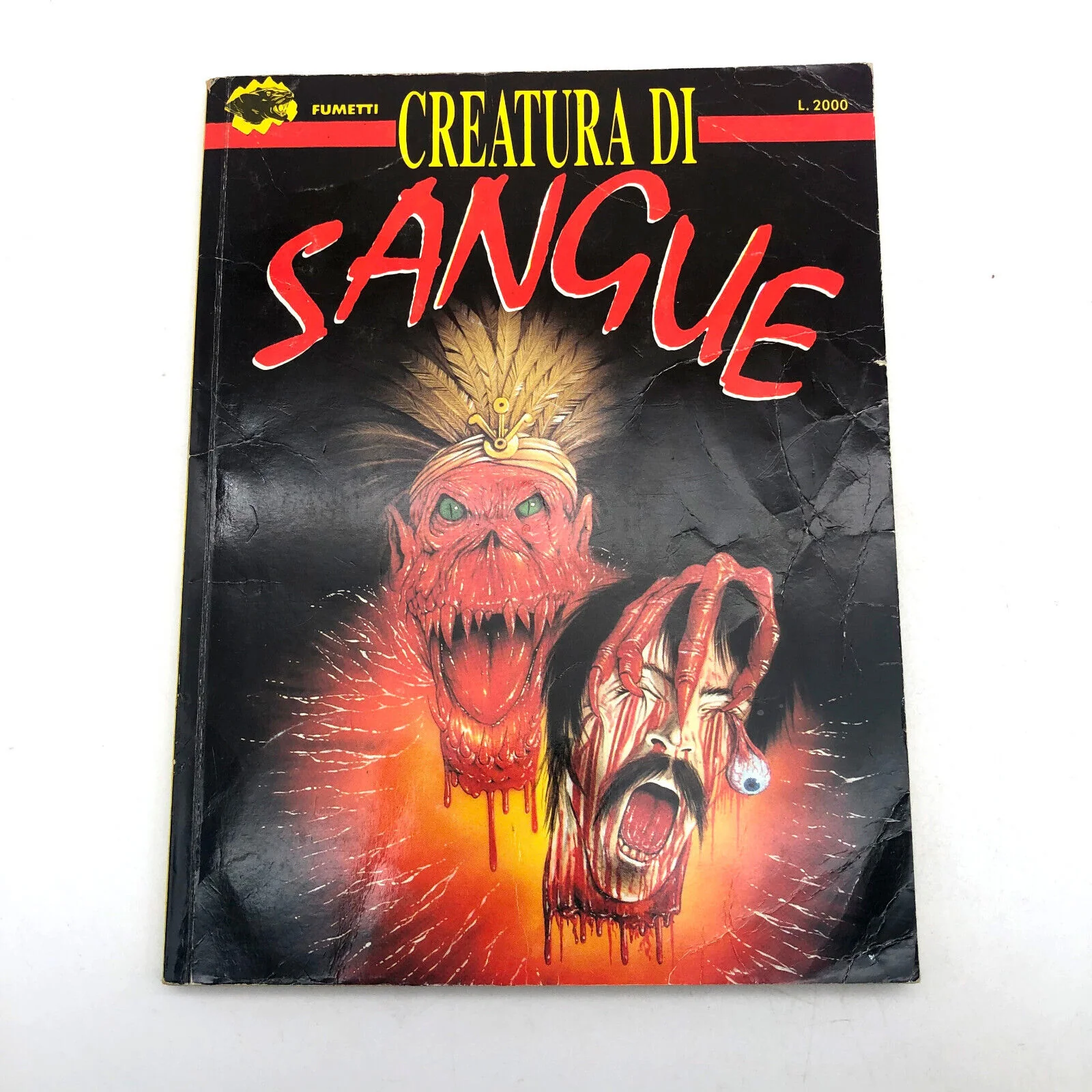 Fumetto in Italiano CREATURA DI SANGUE Horror Rarissimo del 1990 storia completa