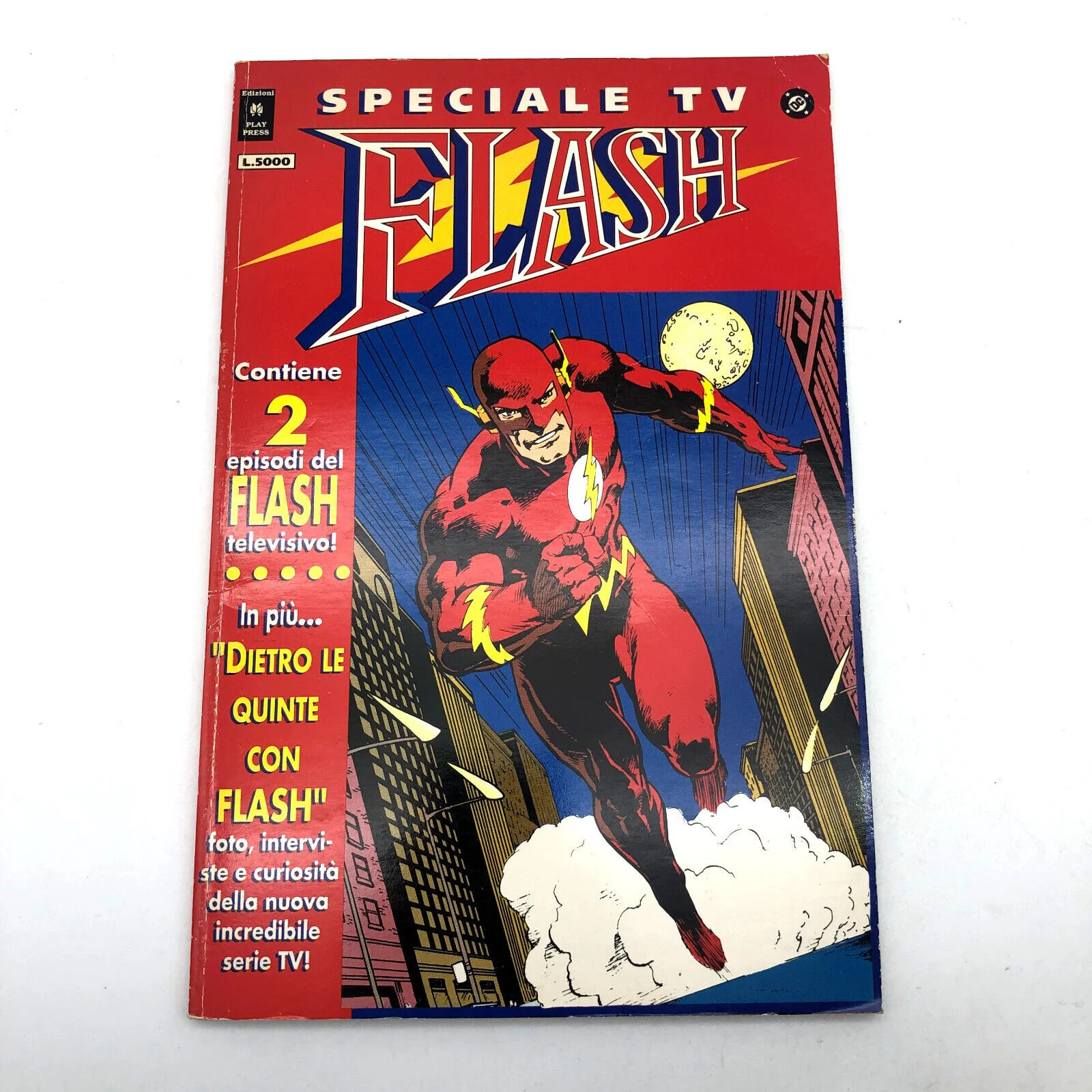 Fumetto in italiano Rarissimo Speciale TV FLASH Raro 1992 film Angloamericani DC