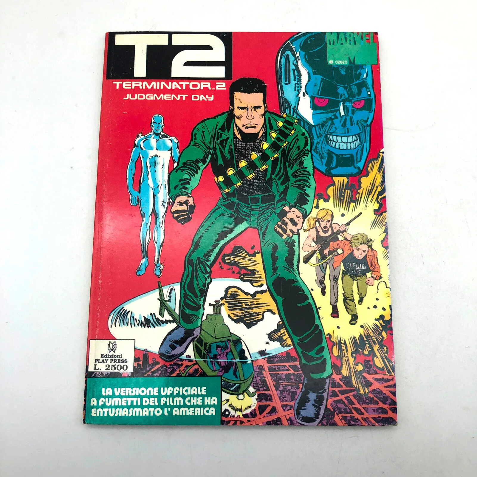 Fumetto in italiano Rarissimo TERMINATOR 2 MARVEL Raro 1991 film Angloamericani