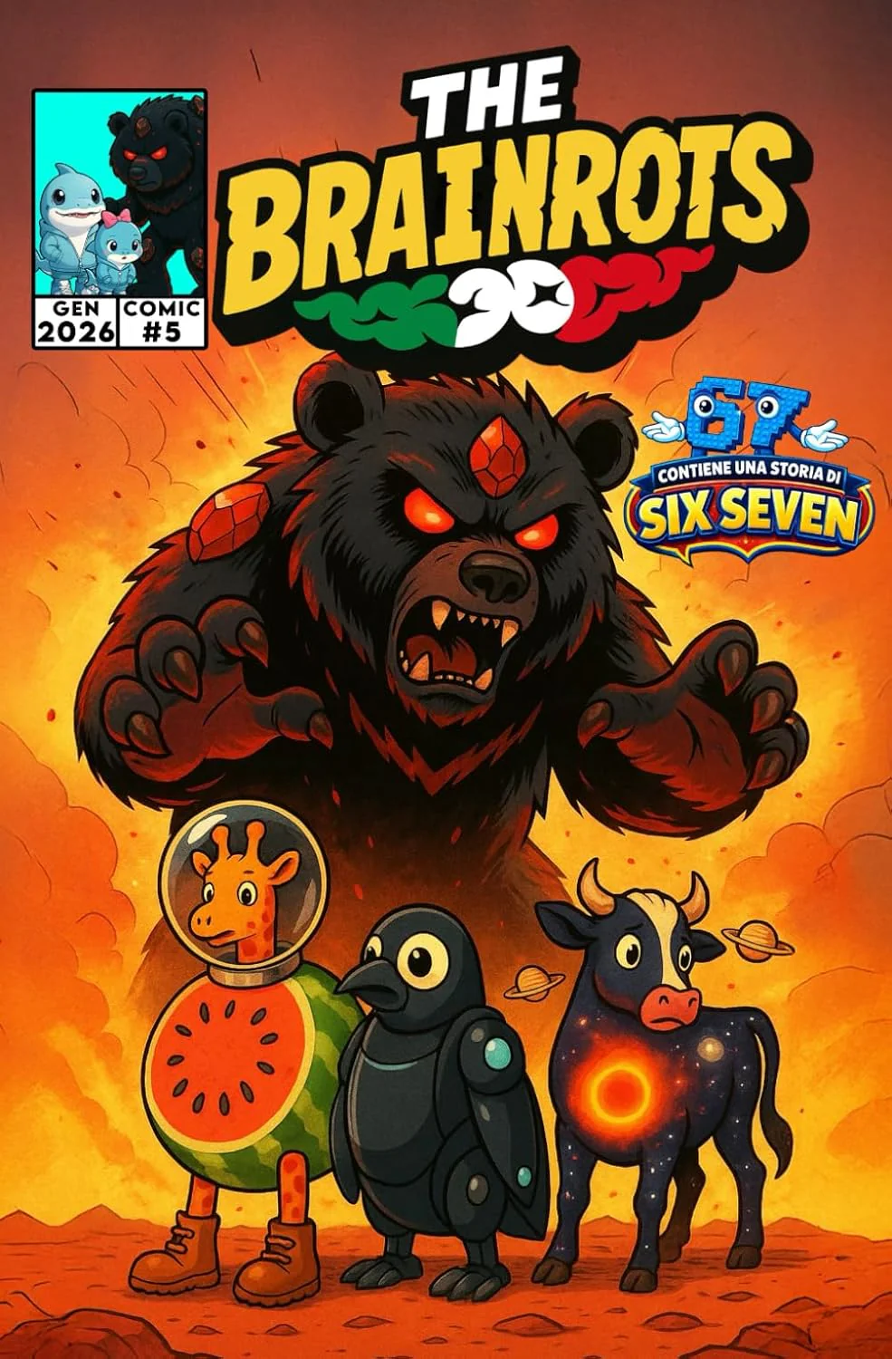 Fumetto in Italiano "The Brainrots" il Comics con i personaggi di Italian Brainrot - Image 8
