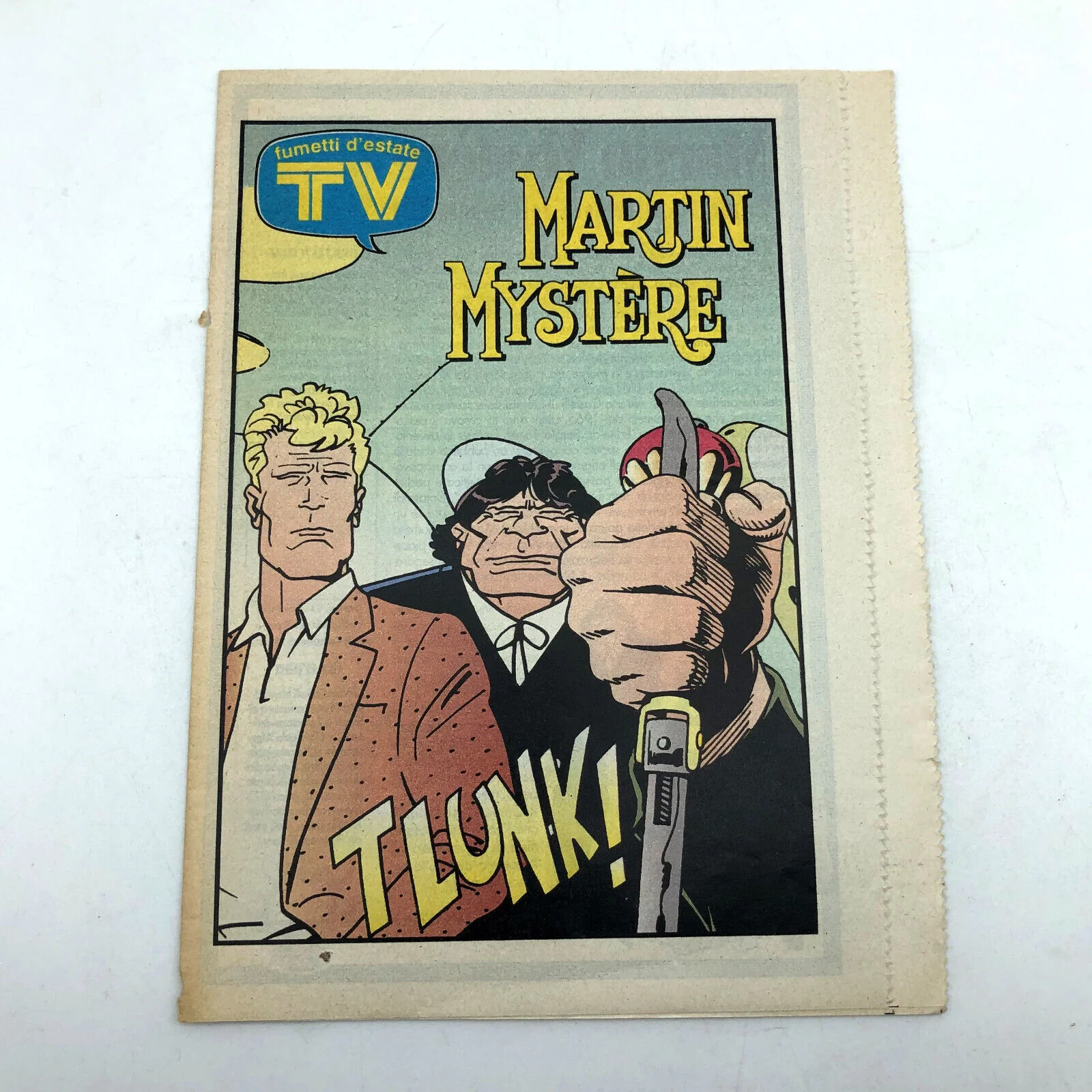Fumetto MARTIN MYSTERE Inserto Tv sorrisi e Canzoni Storia Completa Rarissimo 92
