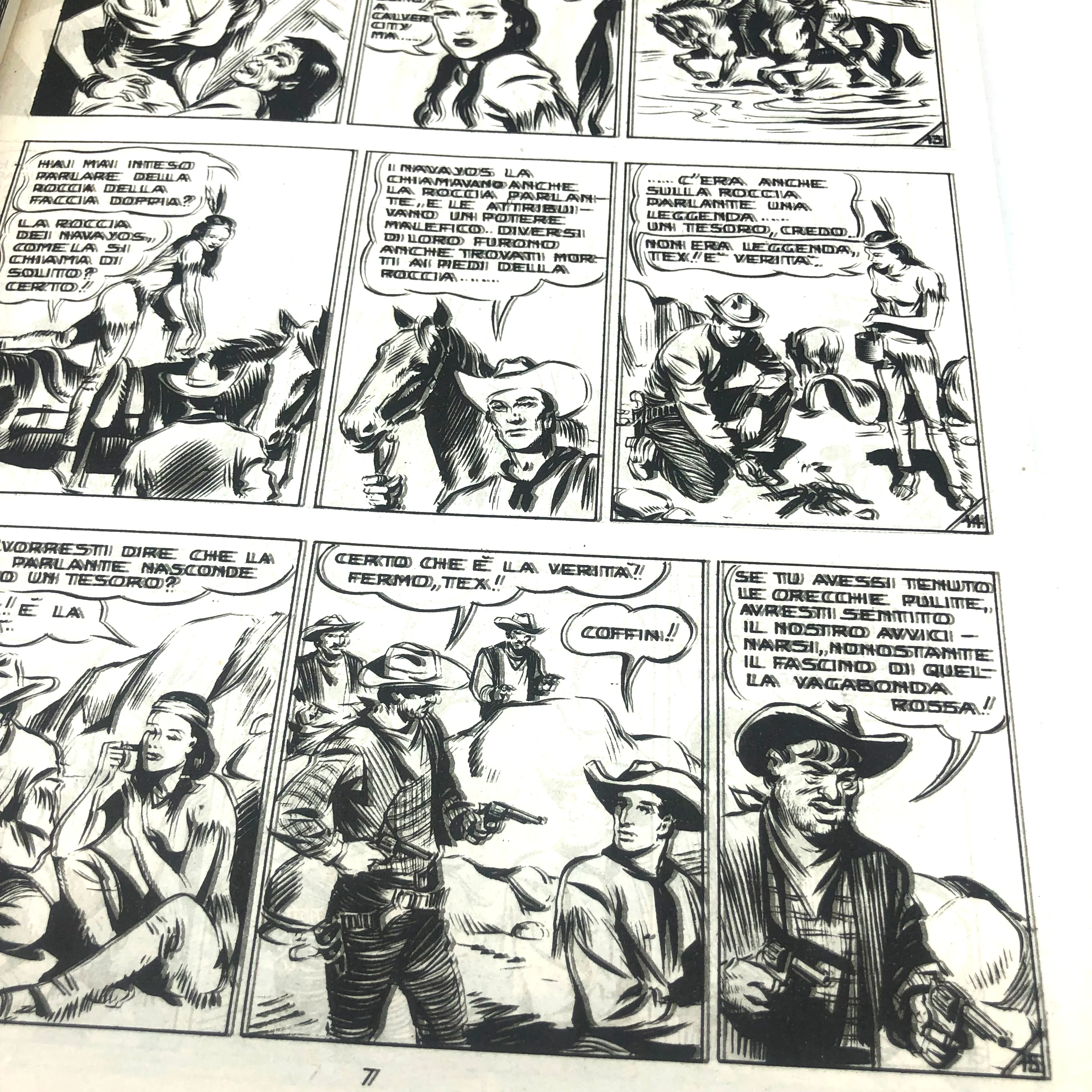 Fumetto Tex Willer numero n. 1 LA MANO ROSSA Originale £ 200 Lire 1964 Killer - Image 9