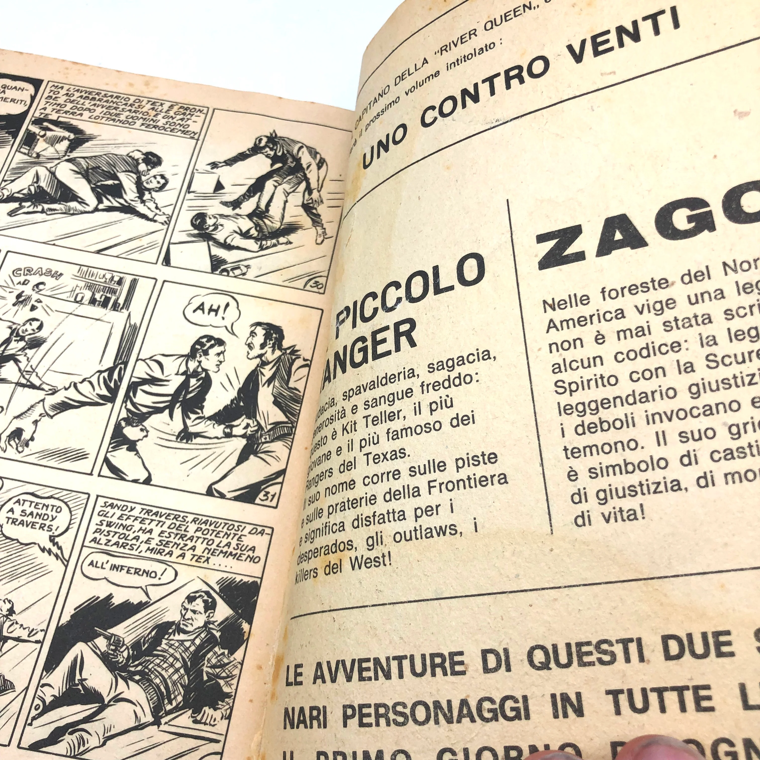 Fumetto Tex Willer numero n. 1 LA MANO ROSSA Originale £ 350 Lire 1964 Aut 2926 (Difetto sul retro) - Image 10