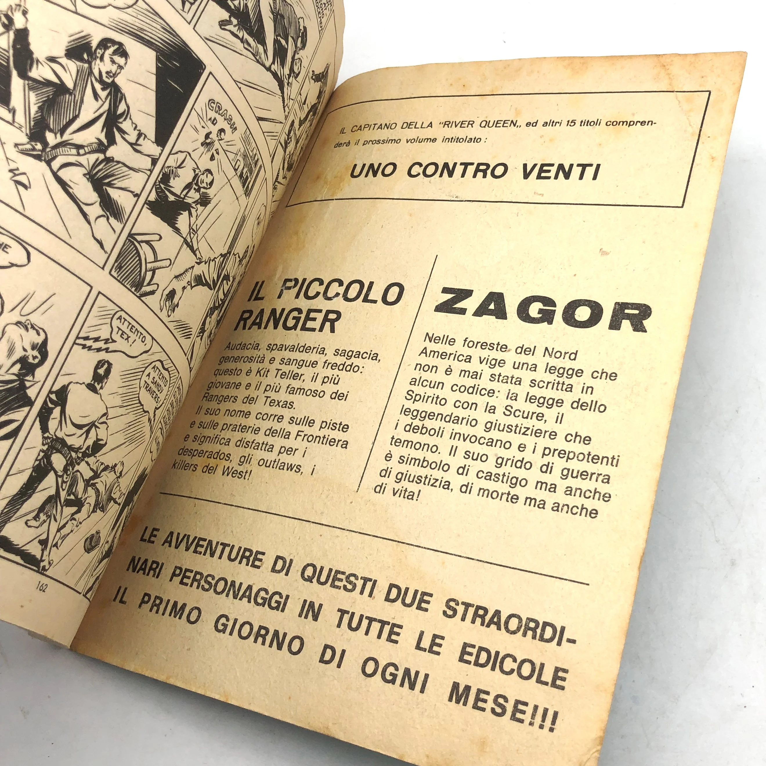 Fumetto Tex Willer numero n. 1 LA MANO ROSSA Originale £ 350 Lire 1964 Aut 2926 (Difetto sul retro) - Image 3