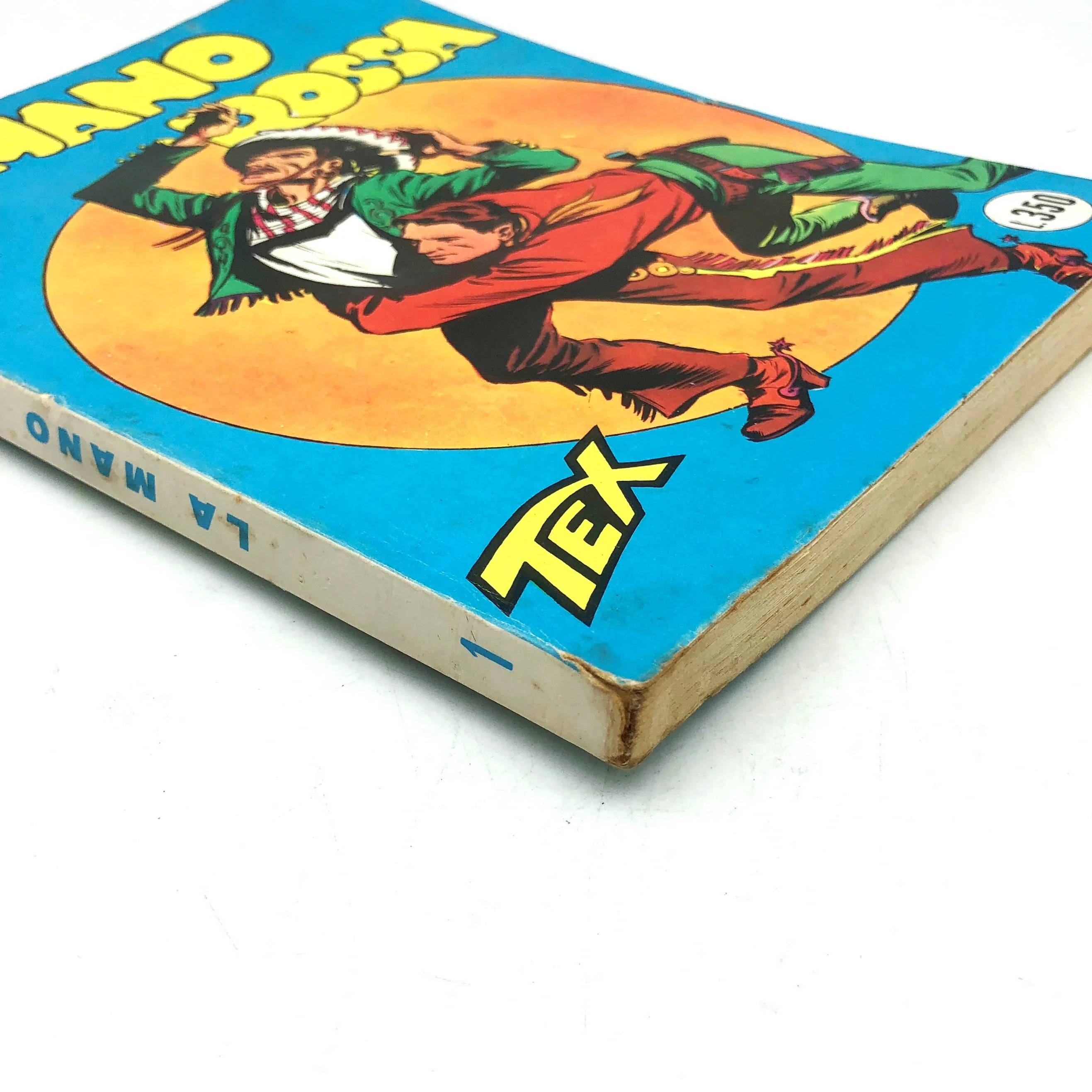Fumetto Tex Willer numero n. 1 LA MANO ROSSA Originale £ 350 Lire 1964 Aut 2926 (Difetto sul retro) - Image 4
